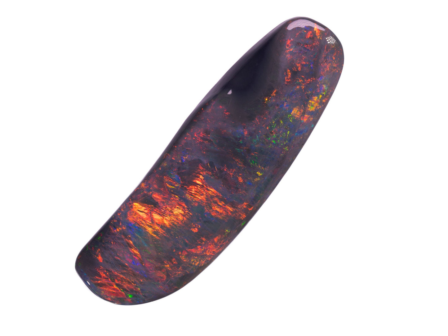 53.63 Carat GIA Certified Australian Rare Coober Pedy Semi Black Opal - Redpoint Jewelry