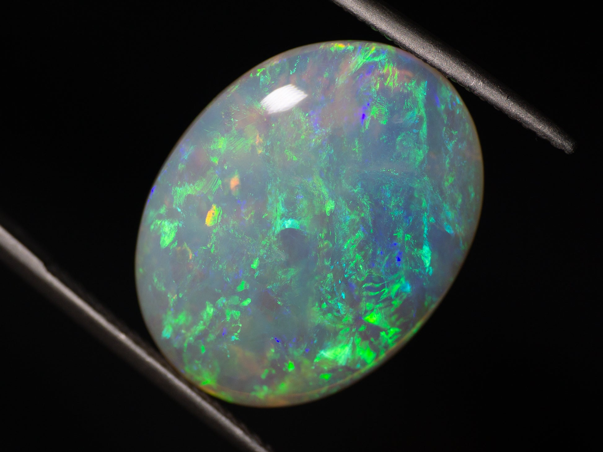 8.87 Carat Crystal Opal Oval Cabochon Australia - Redpoint Jewelry 