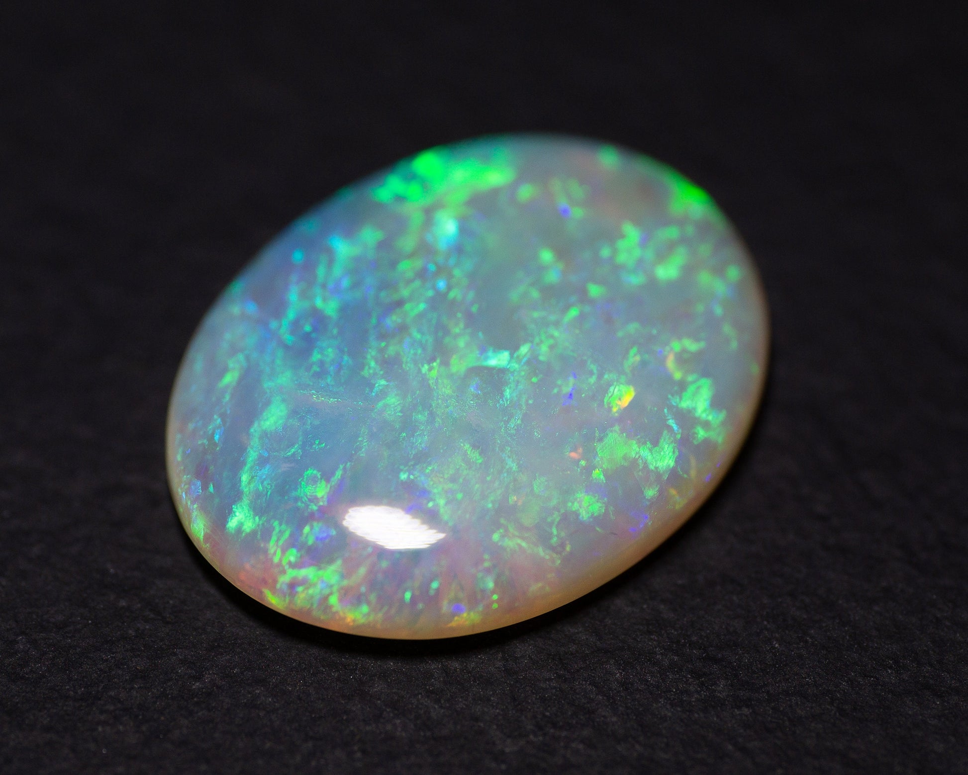 8.87 Carat Crystal Opal Oval Cabochon Australia - Redpoint Jewelry 