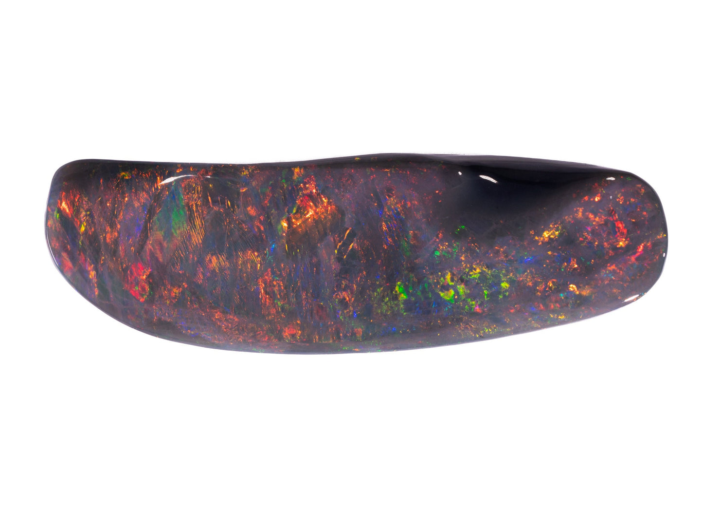 53.63 Carat GIA Certified Australian Rare Coober Pedy Semi Black Opal - Redpoint Jewelry 