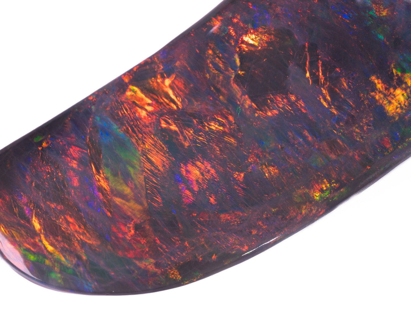 53.63 Carat GIA Certified Australian Rare Coober Pedy Semi Black Opal - Redpoint Jewelry 