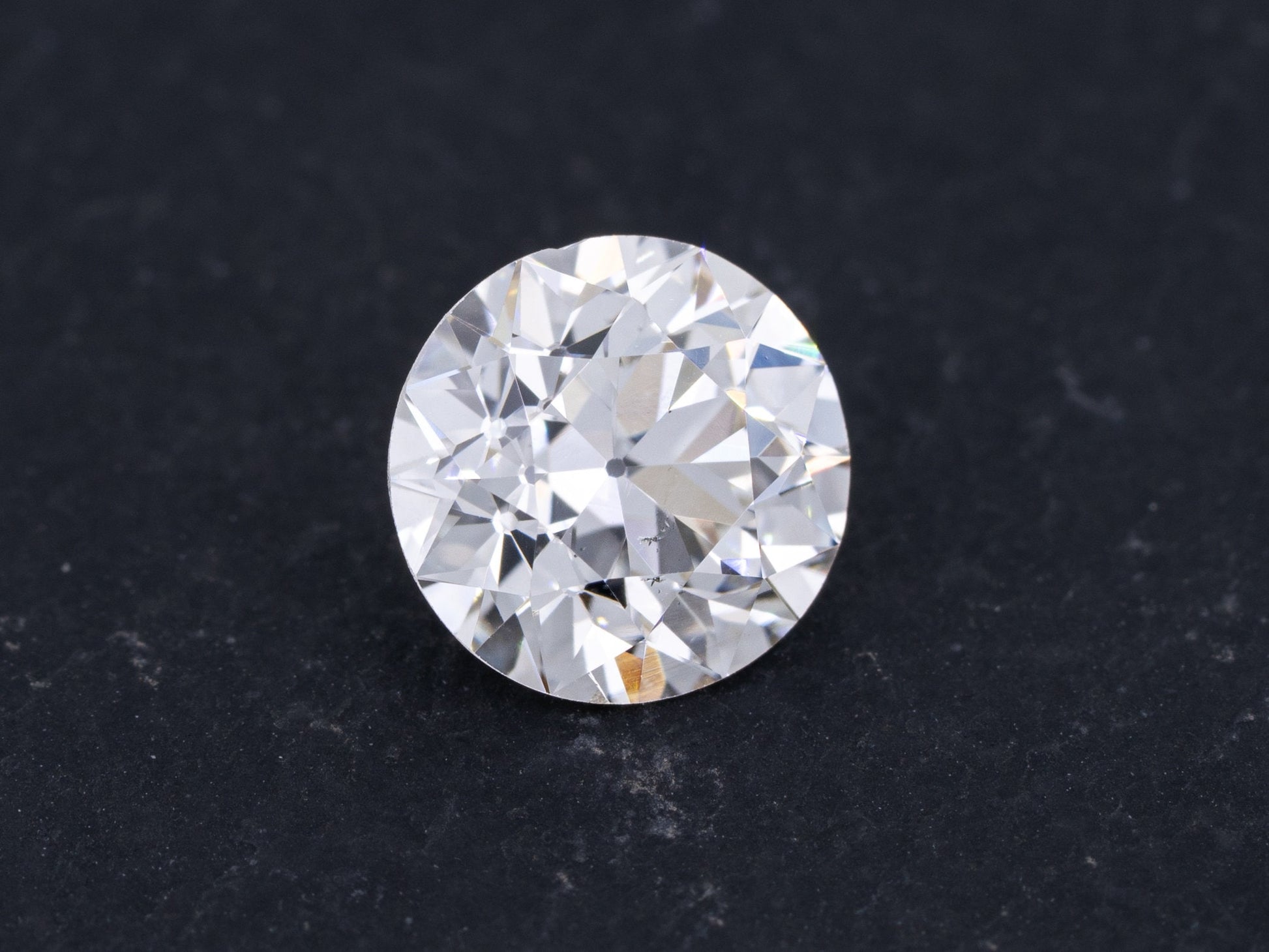 0.95ct GIA Certified Old European Cut Natural Diamond K Color SI-1 - Redpoint Jewelry 