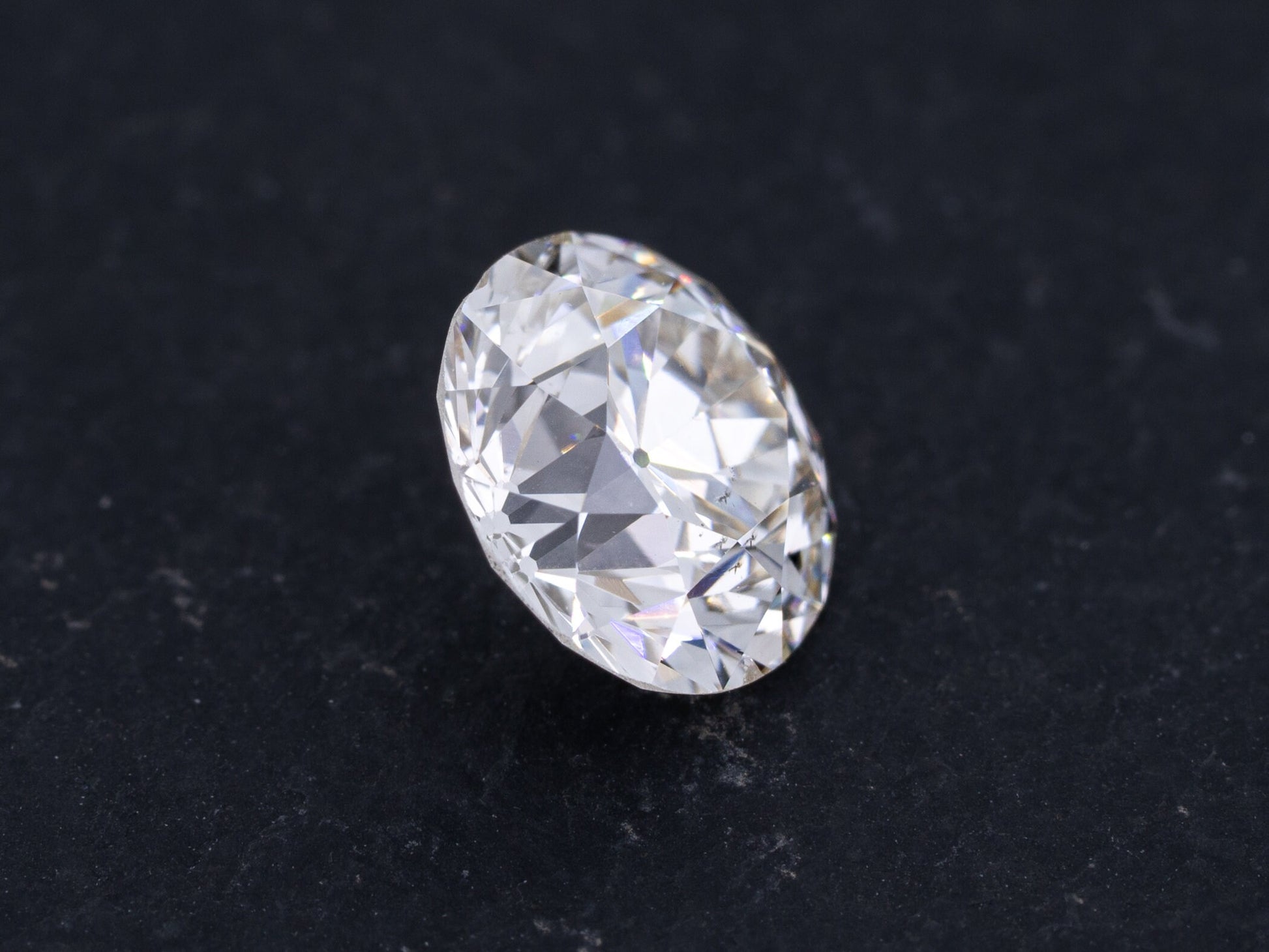 0.95ct GIA Certified Old European Cut Natural Diamond K Color SI-1 - Redpoint Jewelry 