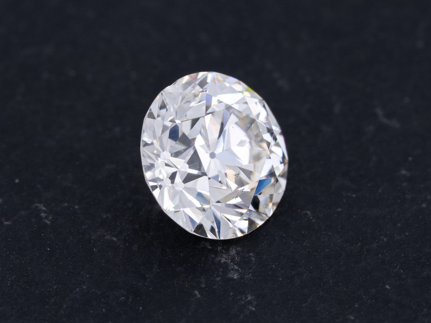 0.95ct GIA Certified Old European Cut Natural Diamond K Color SI-1 - Redpoint Jewelry 