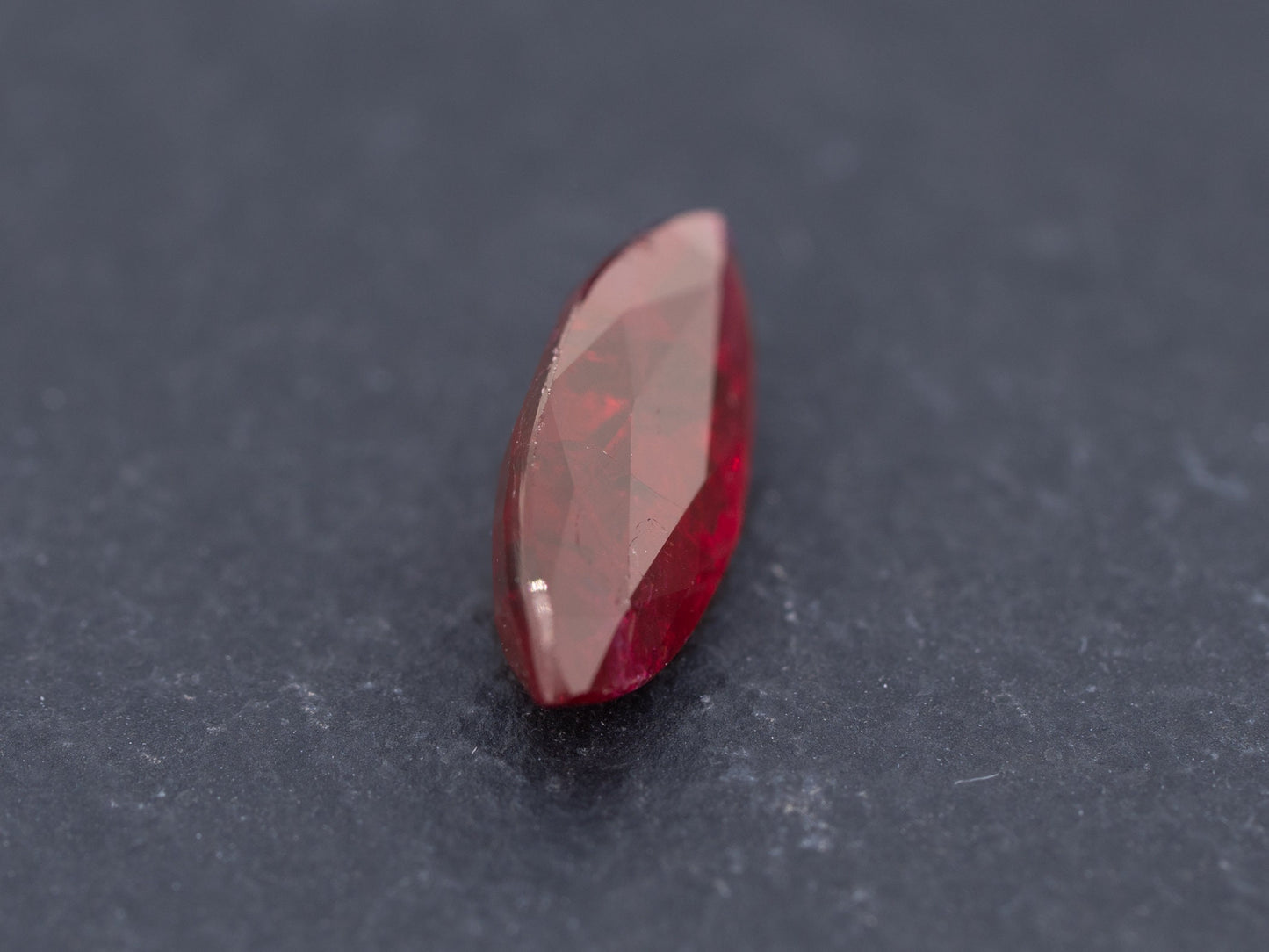 1.01ct GIA Certified Unheated Red Ruby Marquise Shape - Redpoint Jewelry 