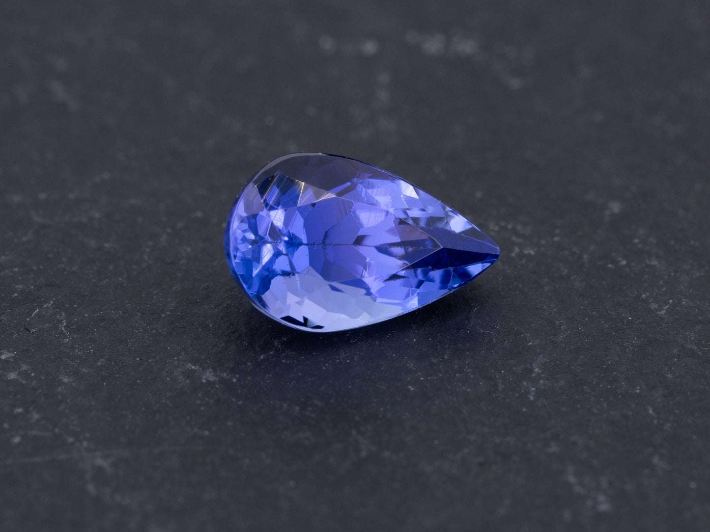 1.41ct Blue Violet Color Natural Tanzanite Pear Cut - Redpoint Jewelry 