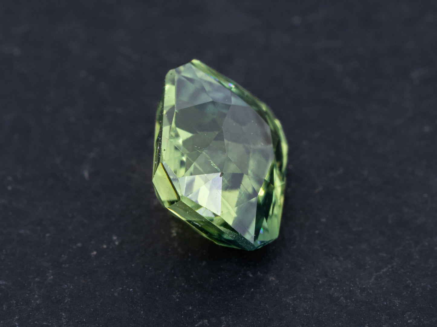 1.36ct GIA Certified Unheated Green Unheated Natural Sapphire - Redpoint Jewelry 